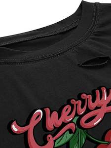 Chemise courte à la mode pour femmes haut court confortable à manches courtes pour salon d'entraînement voyage et vêtements de rue acheteurs de vêtements - Product Image 3