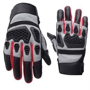 Guantes de Motociclismo Pro-Biker Hard Knuckle, Guantes Deportivos de Motociclismo con Función de Protección de Pantalla Táctil, Cuero - Product Image 2
