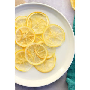 Rodajas de limón secas de primera calidad: naturales, secadas al sol, perfectas para aperitivos, té y cocina - Product Image 1