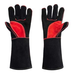 Guantes de cuero dividido de piel de vaca industrial de alta resistencia Premium resistentes al calor y soldadura guantes de seguridad de protección de manos seguros - Product Image 1