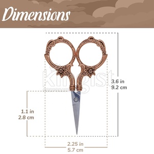 กรรไกรปักผ้าปลายแหลมคมกริบ สำหรับงานเย็บปักถักร้อย ราคาขายส่ง - Product Image 2