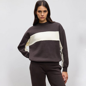 Chándal Deportivo Premium para Mujer, Talla Grande, Color Sólido, Sudadera de Alta Calidad, Informal, con Logotipo Personalizado y Servicio OEM - Product Image 2