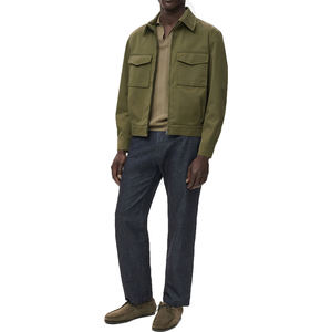 Men's Custom Logo Cotton Jacket Winter Vintage Canvas <b>Coat</b> <b>Bubble</b> Puffer Padded Jacket Men Oversize Outdoor Hybrid Jacket - Product Image 5