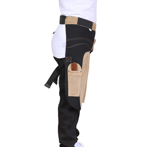 Leather Farrier <b>Chaps</b> Adjustable Horse Shoeing Apron Blacksmith Protection Gear for <b>Riding</b> Stable Work - Product Image 6