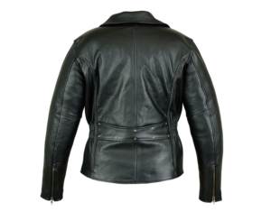 Dernier modèle Veste en cuir élégante de haute qualité pour femmes Veste d'extérieur premium motard décontractée de couleur unie - Product Image 6