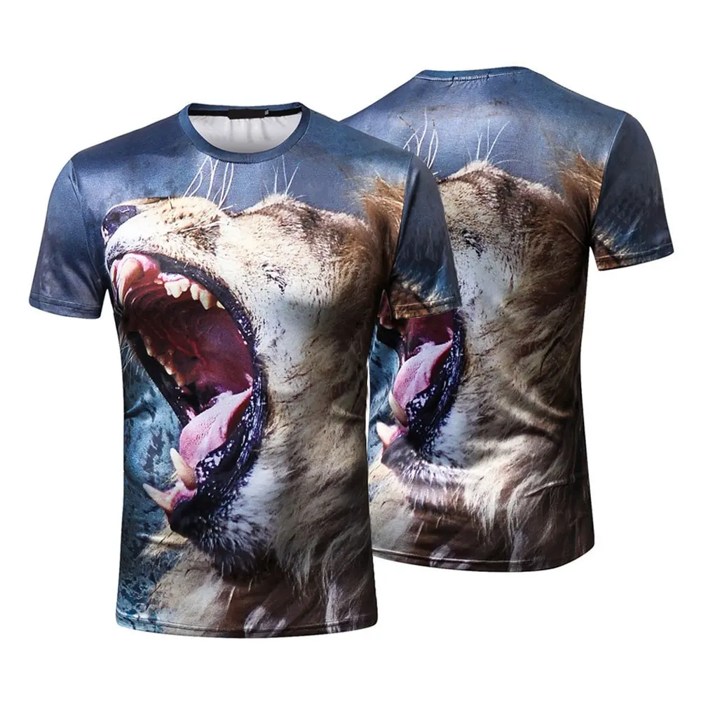 Custom sublimation usa size 100% polyester blank wholesale t shirts white sublimation tshirts men t shirts for printing short s