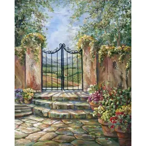 กระเบื้องขิงตกแต่งสำเนียงทัสคานีศิลปะภูมิทัศน์ GCS042AT หมวดหมู่ภาพวาดภูมิทัศน์ - Product Image 1