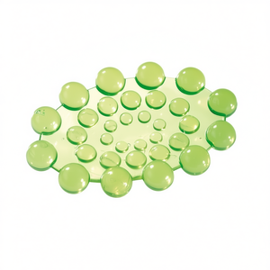 2004 P800 Gedy Freestanding Soap Holder Transparent Green 12.7x8.7x1.6cm for Your Soap Dishes - Product Image 2