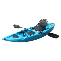 Kayak de pêche professionnel rotomoulé de 3 mètres - Canoë durable à assise surélevée pour les aventures sur lac, rivière et océan