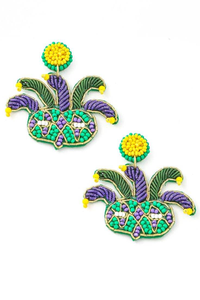 Élégant Premium fait à la main Halloween perlé broderie boucles d'oreilles pendantes nouveau Design mode goujon pour les filles - Product Image 4