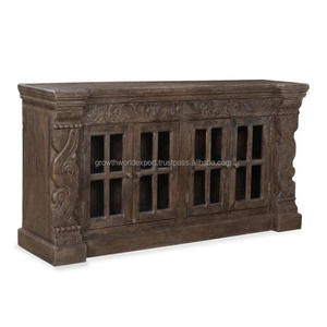 Đồ Nội Thất Phòng Khách Tủ Tủ Tủ Cổ Rắn Gỗ Tủ TV 2025 Thiết Kế Mới Nhất Công Nghiệp Bằng Gỗ - Product Image 2