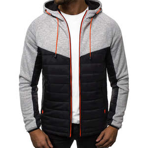 Mode polaire Gym à capuche pour hommes vêtements de sport printemps et automne course à capuche hommes fermeture éclair décontracté sport mince pull manteau - Product Image 1