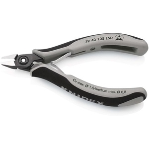 Precision Electronics Side <b>Cutters</b> 125 Mm 4 Beveled <b>Edge</b> KNIPEX - Product Image 6