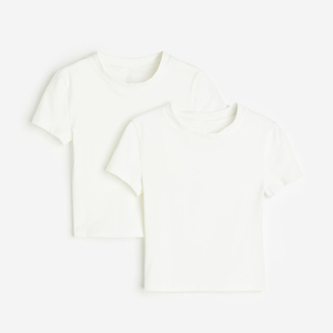 Coton décontracté pour femmes de couleur bleue d'été de haute qualité avec logo personnalisé - Product Image 6