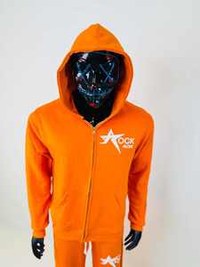 Ensemble survêtement homme 2 pièces, sweat à capuche et pantalon de survêtement évasé, imprimé 3D streetwear, broderie logo personnalisé, 100% coton, coupe oversize, hiver - Product Image 2