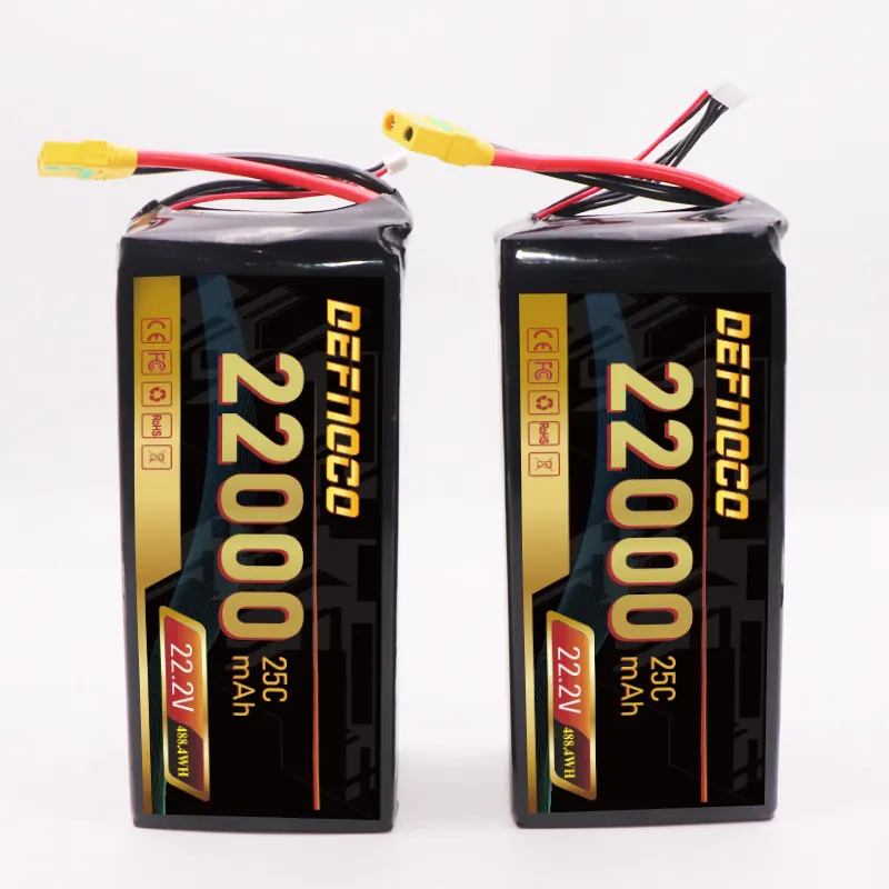 6 s1p 6S batteria ricaricabile agli ioni di litio Lipo 22000mAh 22.2V 25C Drone UAV batteria per Drone RC