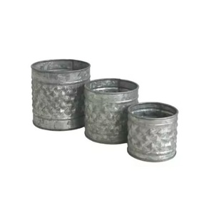 Venta al por mayor de jardineras de metal galvanizado resistentes a la intemperie, elegantes, perfectas para uso en jardín al aire libre Venta caliente - Product Image 6