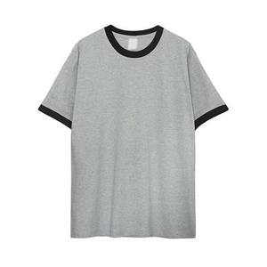 T-shirts ordinaires de haute qualité pour hommes Vente en gros OEM Vêtements pour hommes imprimés avec broderie personnalisée T-shirts surdimensionnés pour l'été - Product Image 1