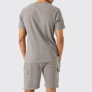 Ensemble de shorts d'été décontractés pour hommes en coton - Product Image 4