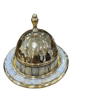 Cuencos de servicio único para cocina, vajilla decorativa de diseño único de Metal, Color dorado, para Hotel, restaurante, vajilla - Product Image 1