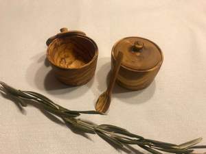 Admirable Design Marbre Hexagone Forme Cuisine Décor Sucre et Sel Bols Avec Or Poli Cuillère Sucrier De Qualité Supérieure - Product Image 4