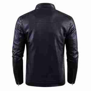 2025 nouveaux hommes veste en cuir pour motard véritable agneau Top qualité cuir matériel vestes pour hommes personnalisé OEM Service - Product Image 6
