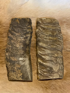 Manche de couteau en corne de bélier sculpté à la main |   Écailles de corne naturelle authentiques de forme irrégulière pour les fabricants de couteaux - Product Image 5