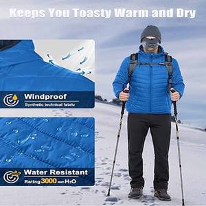 Veste matelassée imperméable d'hiver à col montant pour hommes Veste matelassée pour l'extérieur Veste matelassée personnalisée pour hommes téléchargée par Dress Sports - Product Image 3