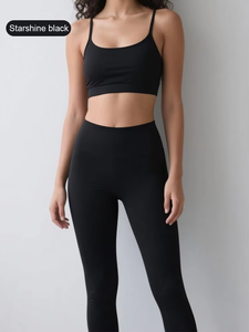 Pantalones de Yoga de cintura alta para mujer, 14 colores, mallas de entrenamiento con control de barriga elásticas en 4 direcciones, a prueba de sentadillas y absorbe la humedad - Product Image 4