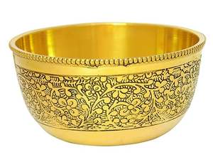 High Quality OEM Custom <b>Sheet</b> Metal Fabrication Spinning <b>Brass</b> Bowl for Decoration At Wholesale Price By HF CRAFTS - Product Image 5