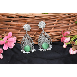 NOUVELLE ARRIVÉE Boucles d'oreilles créoles en laiton imitation argent, artisanales, pour filles et femmes - Product Image 4