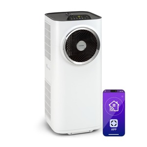 เครื่องปรับอากาศแบบพกพา 12000 BTU ควบคุมผ่านแอพ WiFi 3 in 1 ระบบทำความเย็น ลดความชื้น พัดลม R290 ปริมาณลม 410 ลบ.ม./ชม. ตั้งเวลาทำงาน 24 ชม. สำหรับพื้นที่ 35 ตร.ม. - Product Image 1