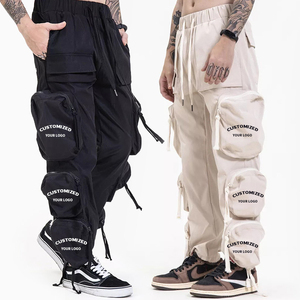 Pantalones de chándal Hombres Pantalones de chándal OEM Venta al por mayor Ligero Pantalones de chándal personalizados Algodón Spandex Elástico - Product Image 4