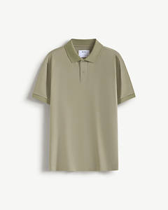 Camisa de Manga Corta Ajustada para Hombre, con Botones, Estampado Personalizado, Tejido de Algodón y Poliéster, Transpirable, con Logotipo Tejido, Hecha en Vietnam - Product Image 5