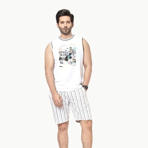 Logo personnalisable direct d'usine léger 100% coton hommes débardeur respirant été gilet pour adultes en cours d'exécution quantité minimale de commande bas - Product Image 1