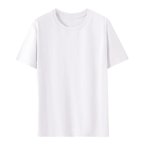 T-shirt en coton pour hommes Fournisseur OEM Tissu tricoté en coton pur à manches courtes T-shirt décontracté respirant Vêtements d'été quotidiens - Product Image 1