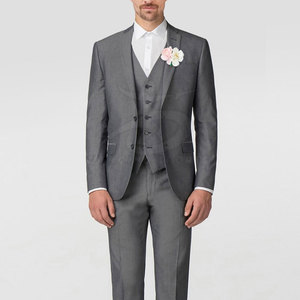 Customizable Men's Slim Fit Single Breasted Cotton Business Blazer Plus Size Formal Wear Custom Logo Design Breathable - Product Image 3