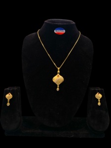 Micro colgante de lujo, collar de oro de latón, collar clásico de piedra Natural para mujer, regalos para mamá - Product Image 2