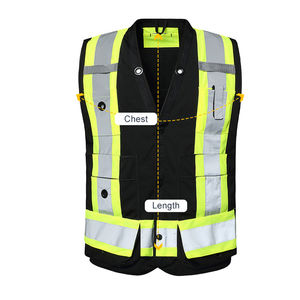 Chalecos de Seguridad de Alta Visibilidad de Primera Calidad al por Mayor, con Bolsillos, Diseño de Fabricación de Alta Visibilidad, Chaleco de Seguridad - Product Image 5