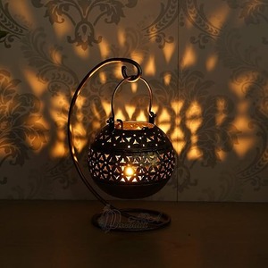 Available High Quality Round Available Glass Candle <b>Jar</b> for Home & Hotel <b>Decoration</b> New Design Best Price Metal Candle Lantern - Product Image 3