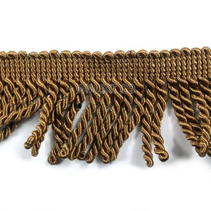 Borla decorativa con flecos de lingotes hecha en Pakistán a precio al por mayor para prendas de vestir y textiles para el hogar, cuentas y material metálico - Product Image 2