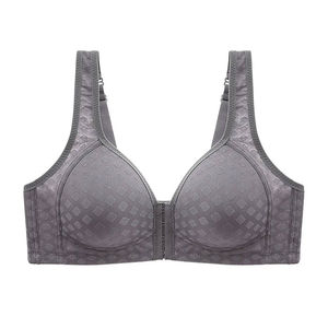 Nouveau soutien-gorge de sport pour femmes 2026, taille plus, dentelle sur le devant, croisé, réglable, boucle latérale, sans fil, confort, soutien-gorge de sport pour femmes - Product Image 1