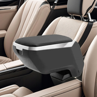 Boîte de rangement universelle pour console de voiture Teamcar, accoudoir réglable, accessoire intérieur avant pour Toyota Europe & TOFAS