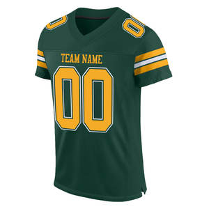 Maillots de football américain à col en V, fabrication de haute qualité, design unique 2026, personnalisez votre propre logo, maillots de football américain - Product Image 1