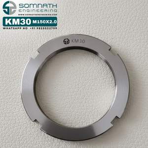 Écrous de blocage KM30 de haute qualité M150X2.0 écrou de blocage d'arbre de roulement métrique de précision pour montage sécurisé en acier inoxydable - Product Image 6