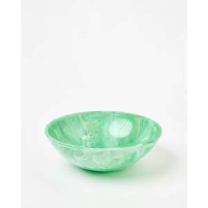 ชุดถ้วยชามเรซิ่นสำหรับอาหารค่ำทันสมัยทันสมัยได้รับการขัดเงาด้วยสีขาวธรรมชาติชามผลไม้ที่ดูยั่งยืน - Product Image 2