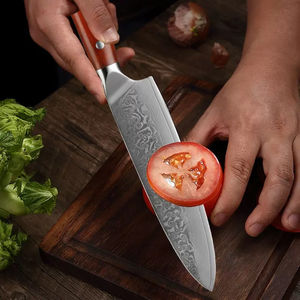 Juego de cuchillos de cocina japoneses de acero de Damasco de 67 capas con mango de madera y alta dureza - Product Image 4