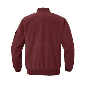 Chaqueta Bomber Larga Ligera con Cuello Alto para Hombre, Personalizada al por Mayor, de Alta Calidad, Nueva Colección de Ropa de Invierno - Product Image 2