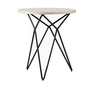 Table basse en métal en aluminium de finition d'incrustation d'os pour la table basse décorative faite à la main de meubles de chambre à coucher - Product Image 4