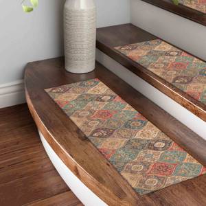 Alfombra con Estampado Étnico: Diseño Azteca Moderno para Decoración del Hogar, Alfombra Delgada No Tejida - Product Image 2